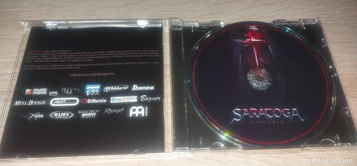CDs de m&uacute;sica: CD SARATOGA NEMESIS AVISPA RECORDS a&ntilde;o 2012 - Foto 3