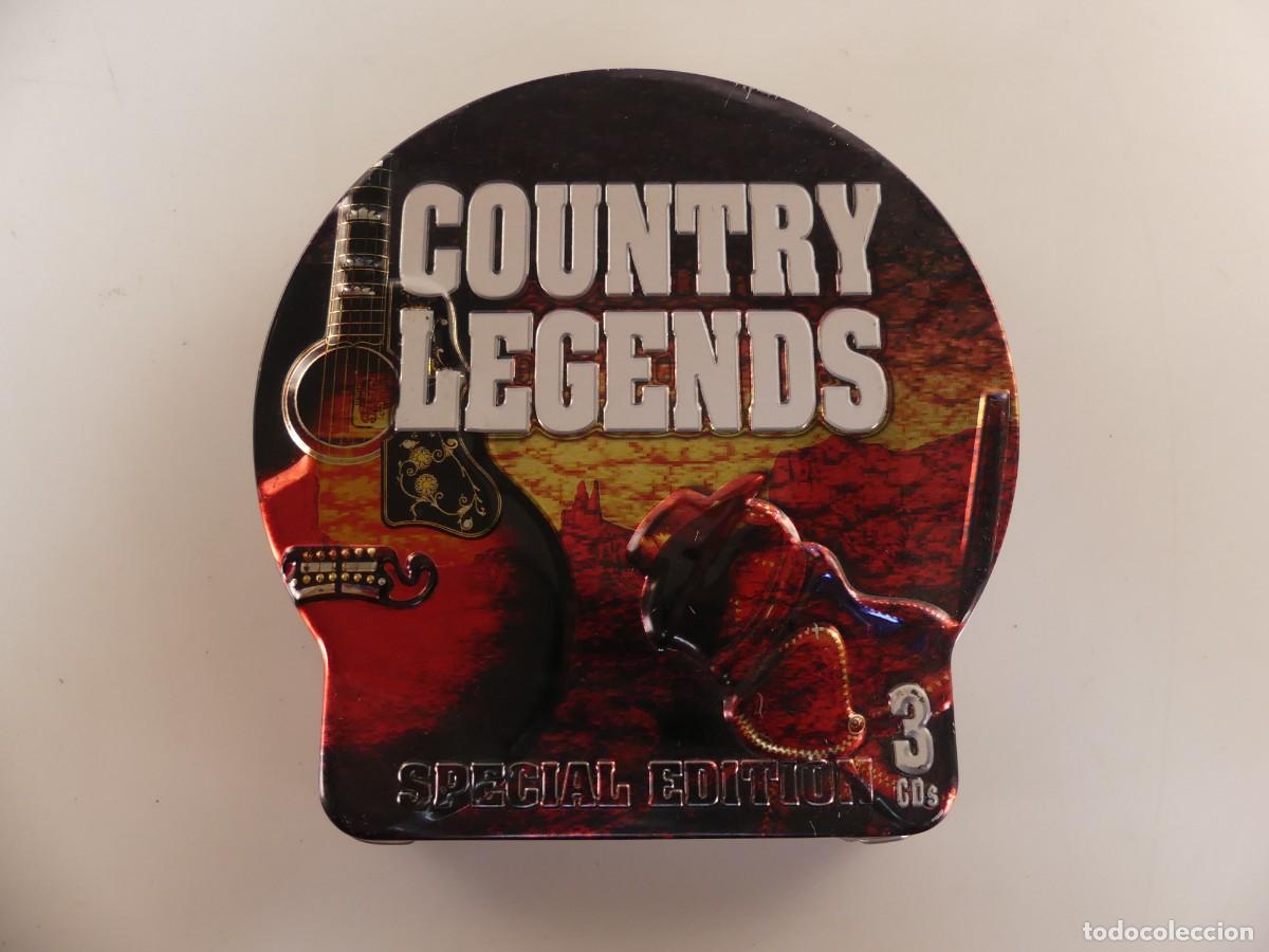 CDs de M&uacute;sica: BOX DE 3 CD&rsquo;S COUNTRY LEGENDS &ndash; SPECIAL EDITION