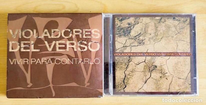 CDs de M&uacute;sica: CD+DVD- VIOLADORES DEL VERSO - VIVIR PARA CONTARLO- RAP- VDV