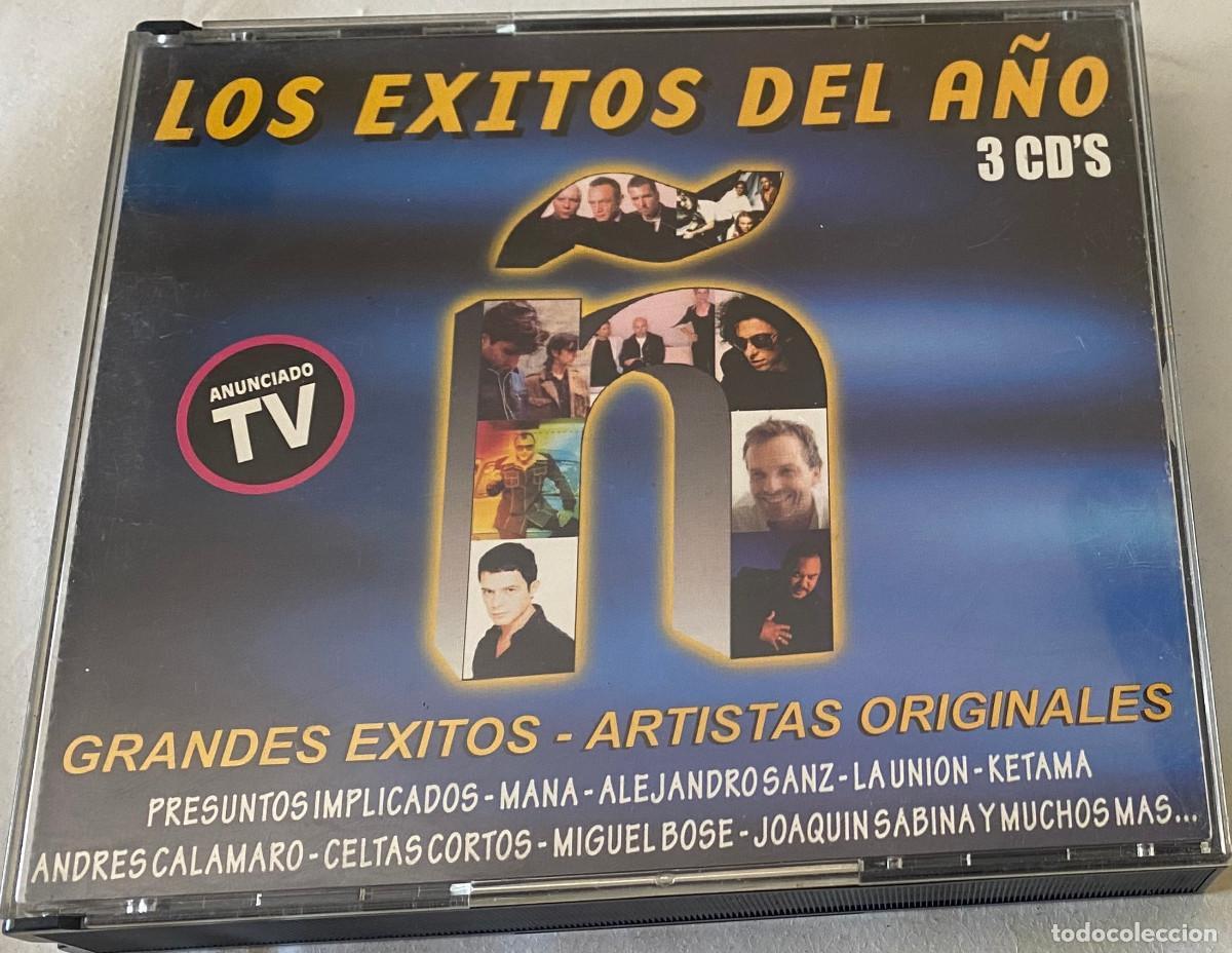 CDs de M&uacute;sica: '&Ntilde; - Los &Eacute;xitos del A&ntilde;o'. Caja ancha. CD 1 no incluido, s&oacute;lo CDs 2 3. 35 temas. Warner Music. 1999.