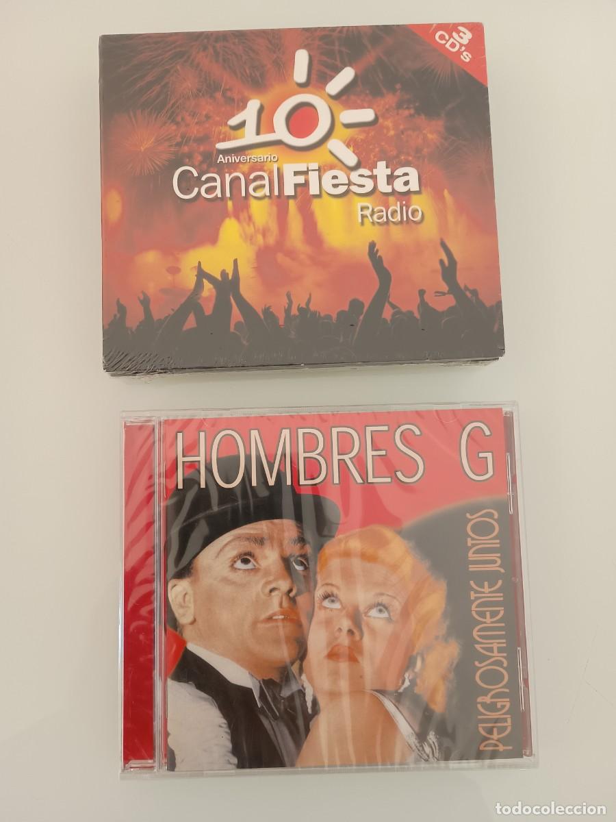 CDs de M&uacute;sica: LOTE DOS CDS PARA JUAN CANAL FIESTA RADIO Y HOMBRES G