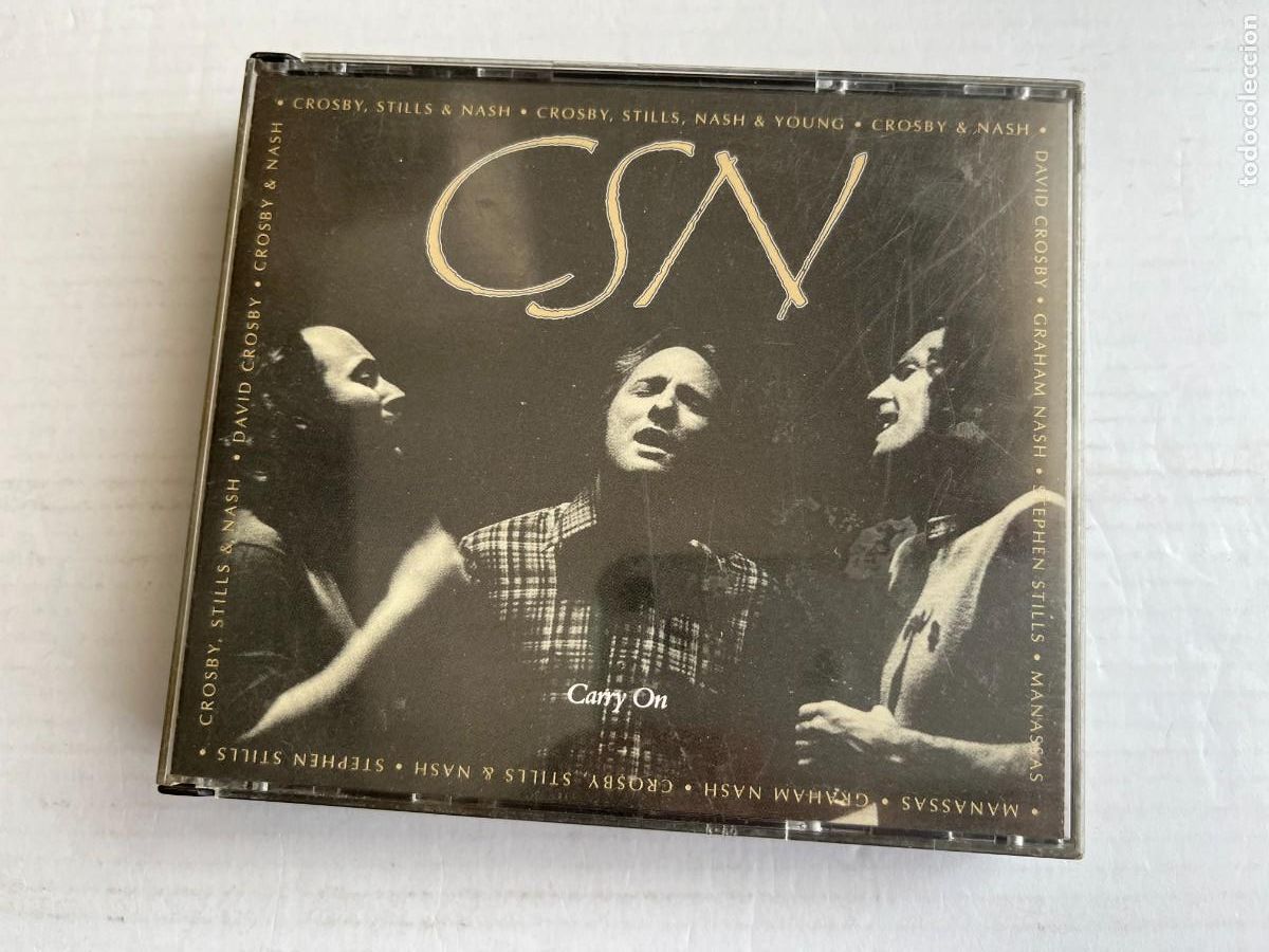 CDs de M&uacute;sica: CROSBY STILLS NASH - CARRY ON - 2 CDS CAJA GRANDE - CD MUSICA KREATEN