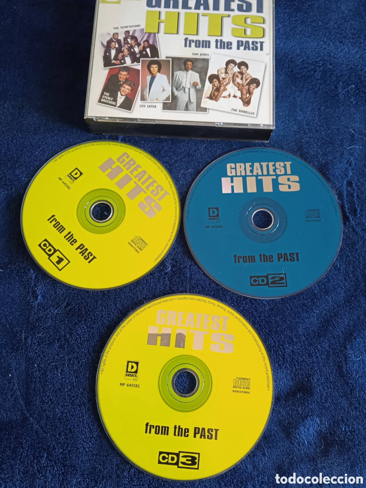 CDs de M&uacute;sica: CD - GREATEST HITS FROM THE PAST -LEO SAYER, THE SHIRELLES. TOM JONES - 3 CDS