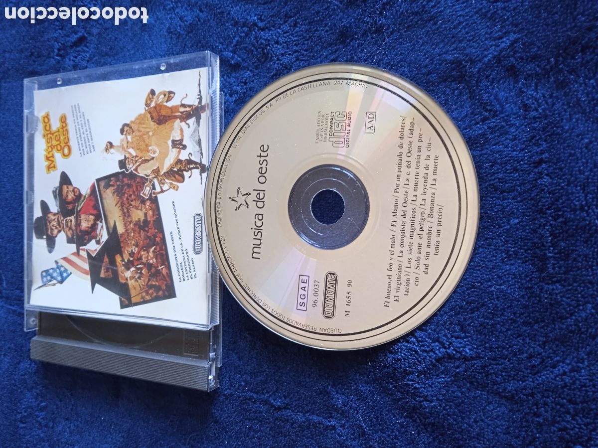CDs de m&uacute;sica: CD - M&Uacute;SICA DEL OESTE - Foto 1