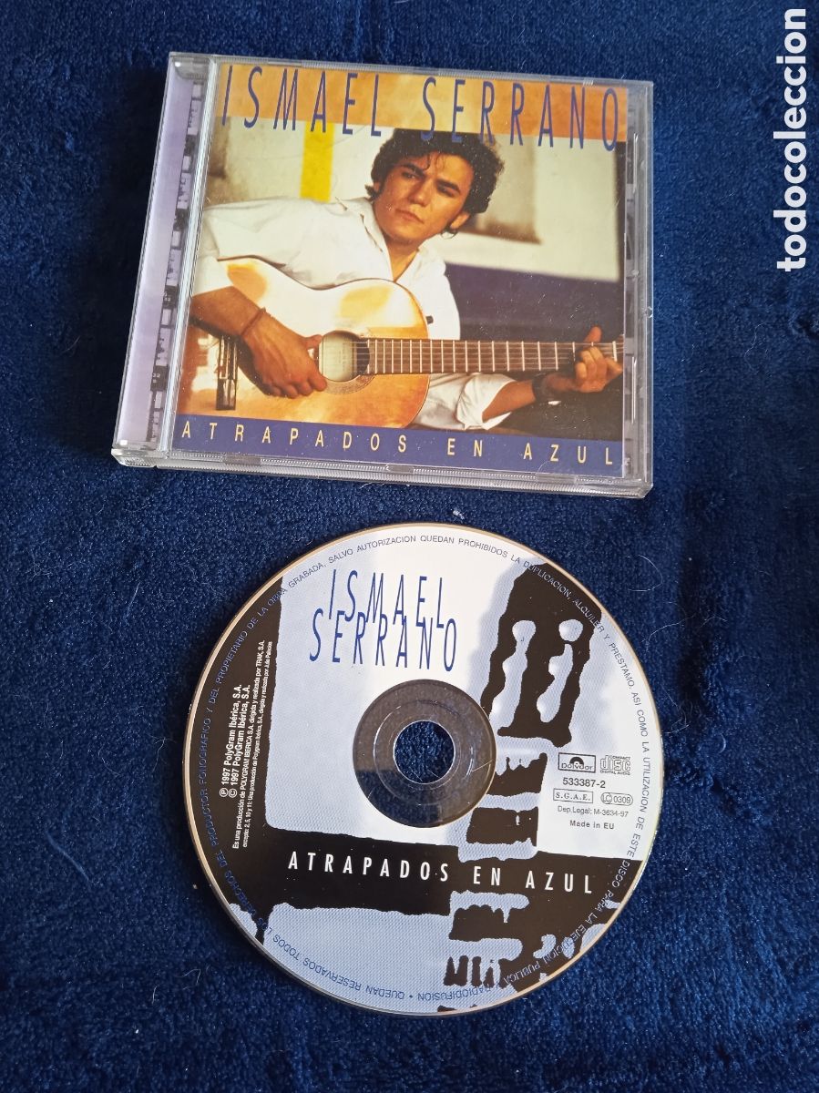 Music CDs: CD - ISMAEL SERRANO, ATRAPADOS EN AZUL