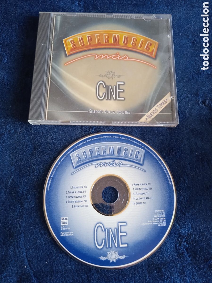CDs de m&uacute;sica: CD - SUPERMUSIC MAS - CINE - Foto 1