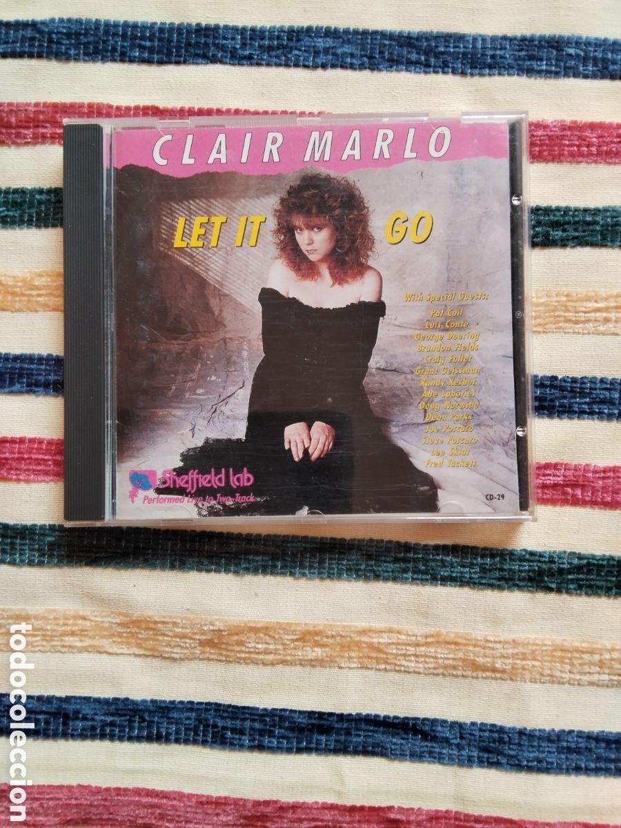CDs de M&uacute;sica: CD CLAIR MARLO - Let It Go (Sheffield Lab CD-29, 1989) Grabaci&oacute;n Audi&oacute;fila Live to Two-Track