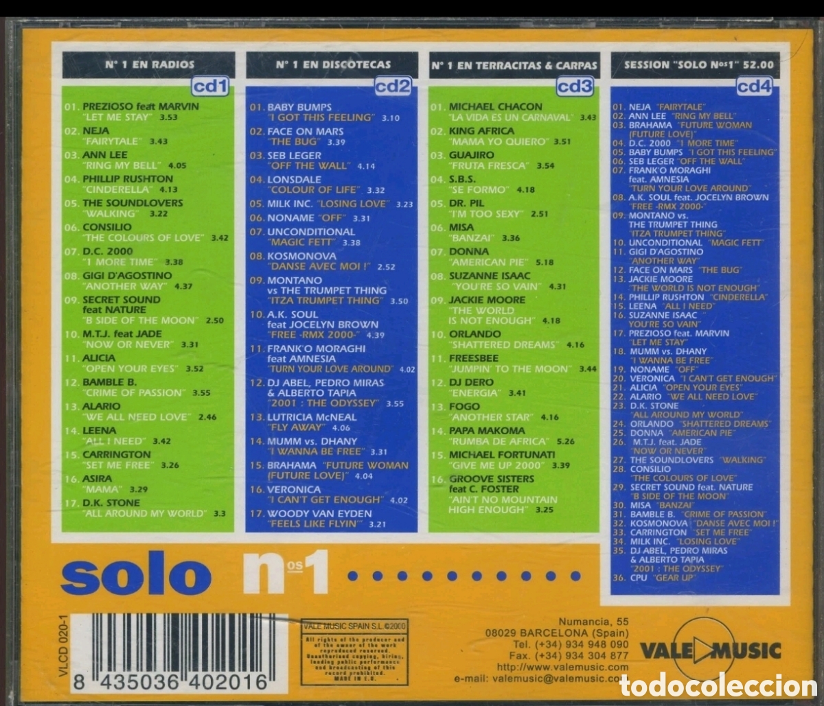 CDs de m&uacute;sica: Solo N&ordm;1 &ndash; Los 50 &eacute;xitos del momento - Foto 2
