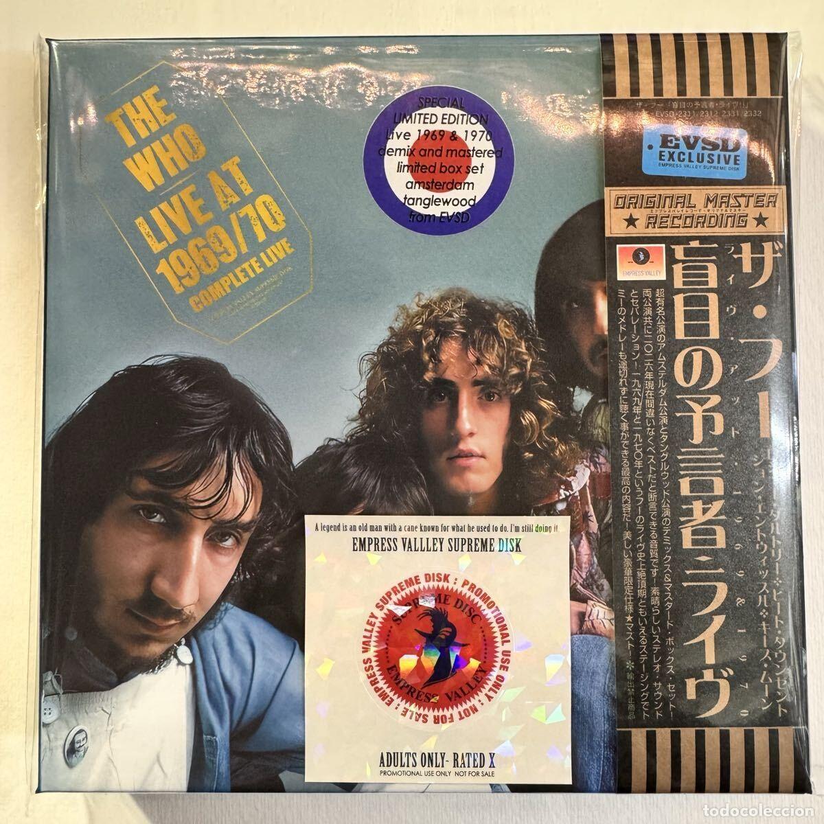 CDs de M&uacute;sica: THE WHO - LIVE AT 1969 & 1970 DEMIX &rdquo;The Blind Prophet Live&rdquo; - 5CD LIMITED BOX NEW