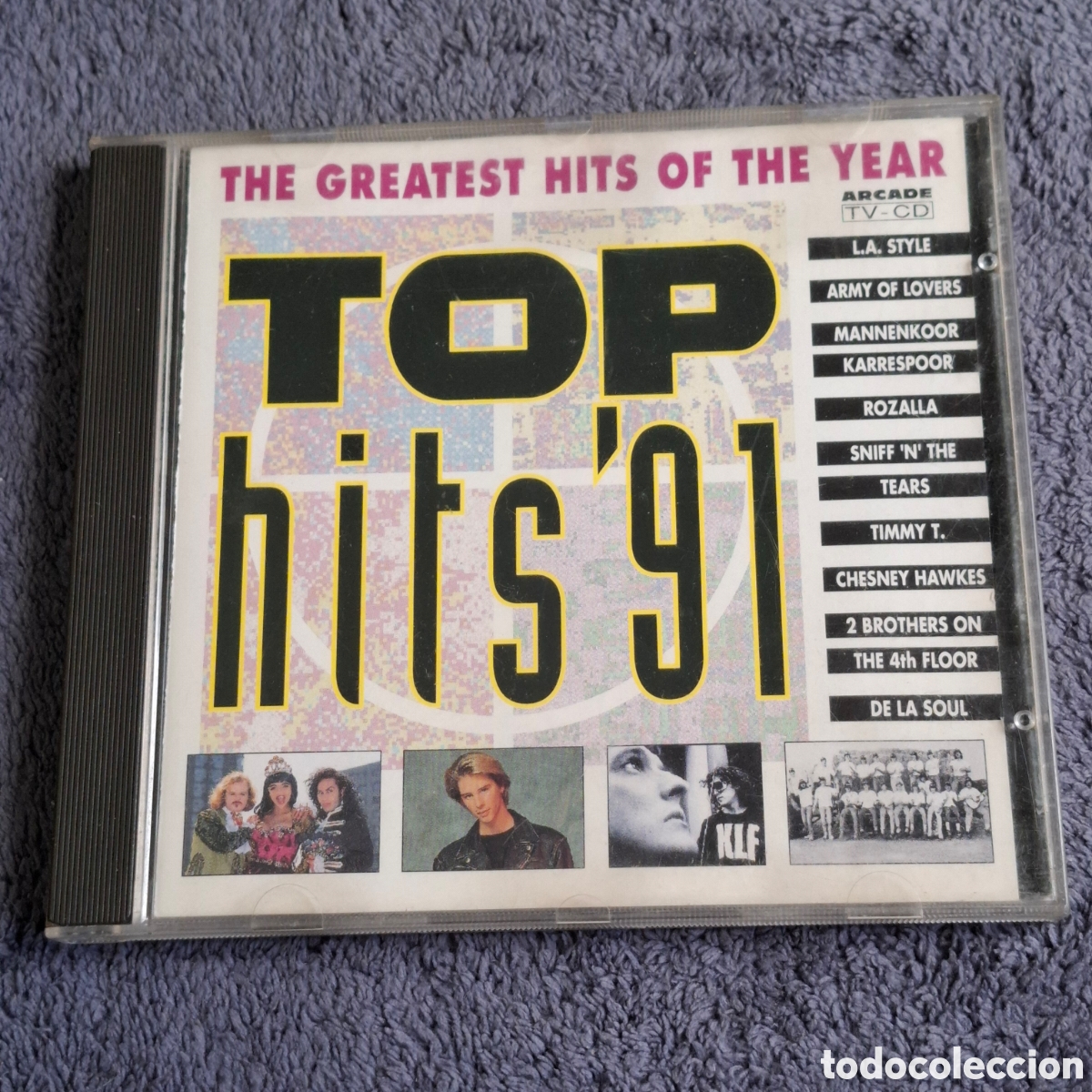 CDs de M&uacute;sica: CD80. Top Hits' 91, Cd, &Aacute;lbum, Recopilatorio, Arcade, 1991.