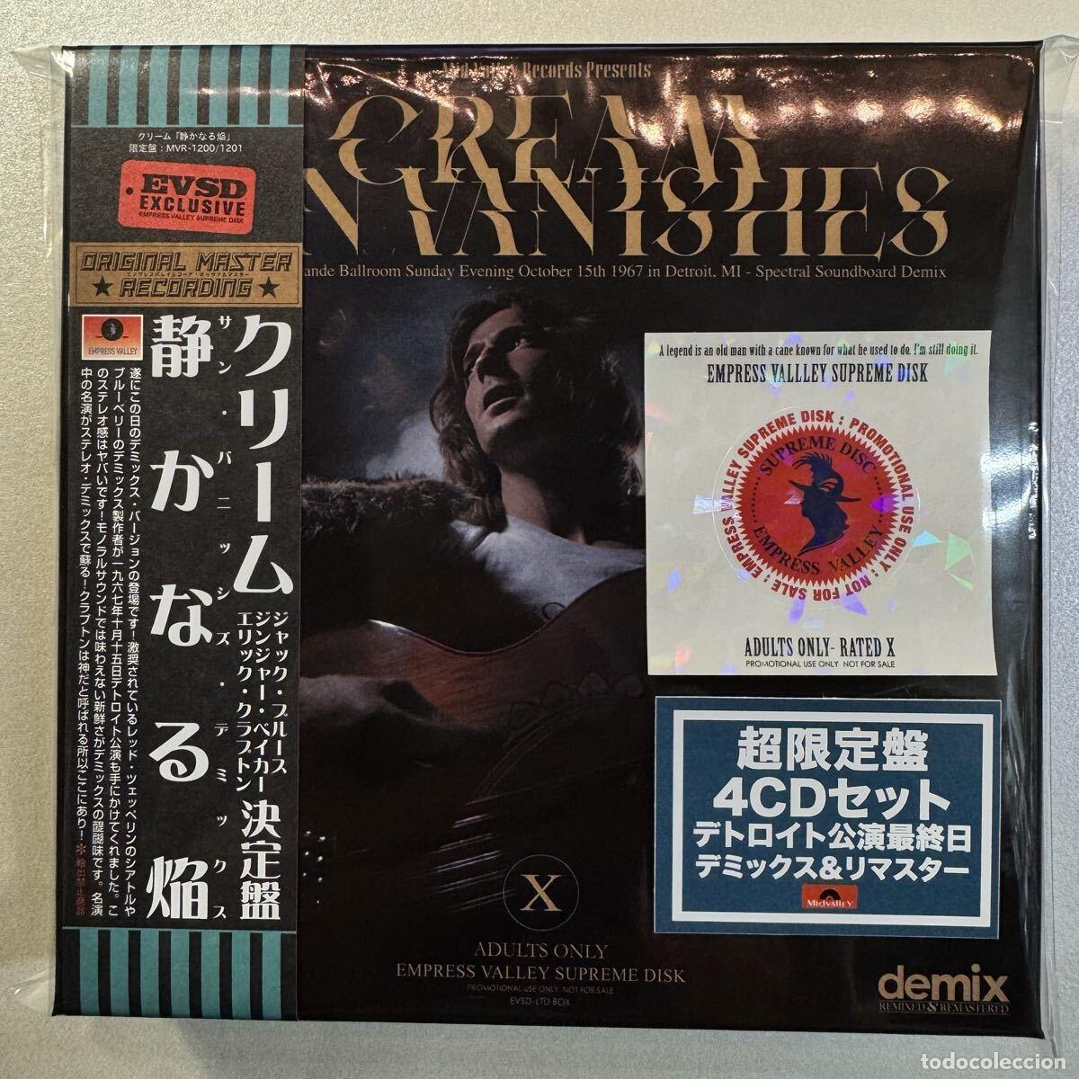 CDs de M&uacute;sica: CREAM - SUN VANISHES demix - 4CD BOX LIMITED NEW