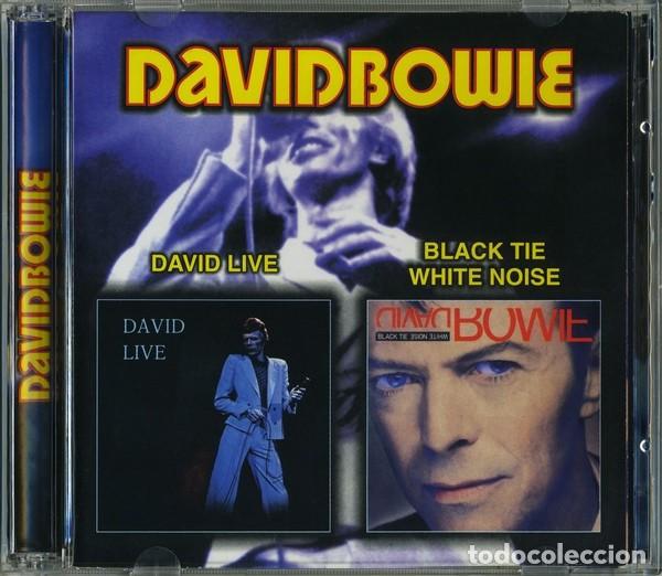 CDs de M&uacute;sica: DAVID BOWIE DAVID LIVE+BLACK WHITE NOISE