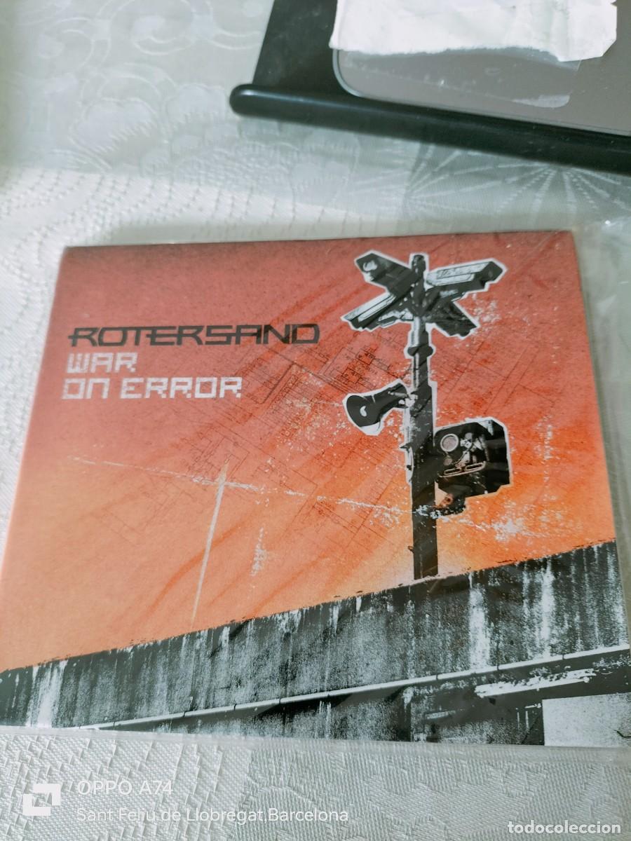 CDs de M&uacute;sica: RAR CD. ROTERSAND. WAR ON ERROR. DIGIPACK