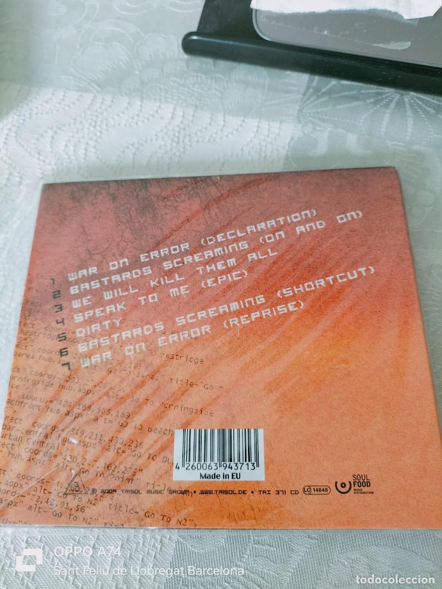 CDs de m&uacute;sica: RAR CD. ROTERSAND. WAR ON ERROR. DIGIPACK - Foto 2