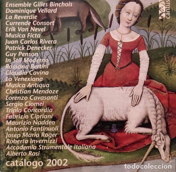 CDs de M&uacute;sica: Cantus disco catalogo 2002 -CD- Medieval, Renaissance, Baroque
