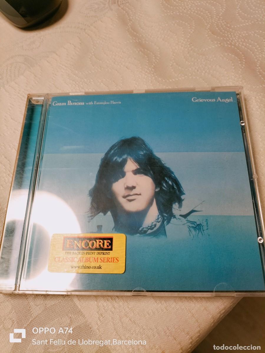 CDs de M&uacute;sica: RAR CD. GRAM PARSONS WITH EMMYLOU HARRIS. GRIEVOUS ANGEL