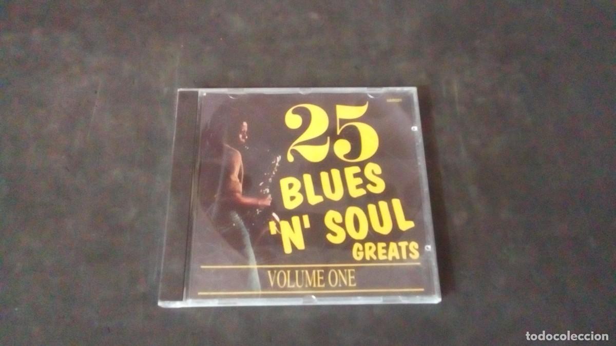 CDs de M&uacute;sica: CD-25 BLUES &acute;N&acute;SOUL GREATS-VOLUME ONE-COMO NUEVO