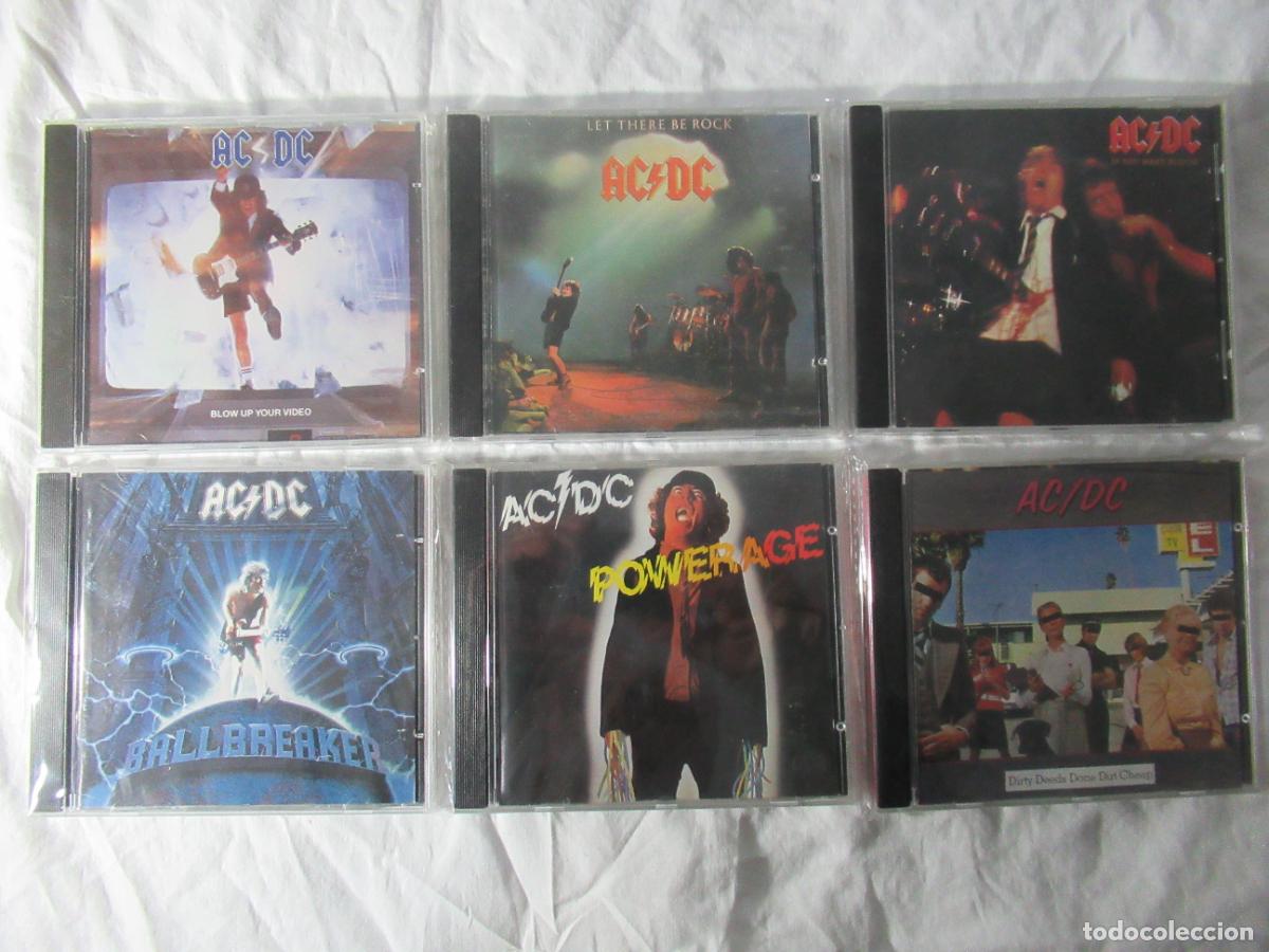 CDs de M&uacute;sica: LOTE 6 CD AC/DC - POWERAGE, BALLBREAKER, LET THERE BE ROCK, BLOW UP YOUR VIDEO, IF YOU WANT BLOOD...