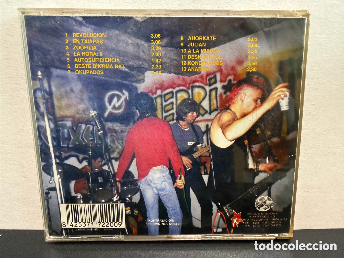 CDs de m&uacute;sica: Piperrak - Los Muertos De Siempre (CD) - Foto 2