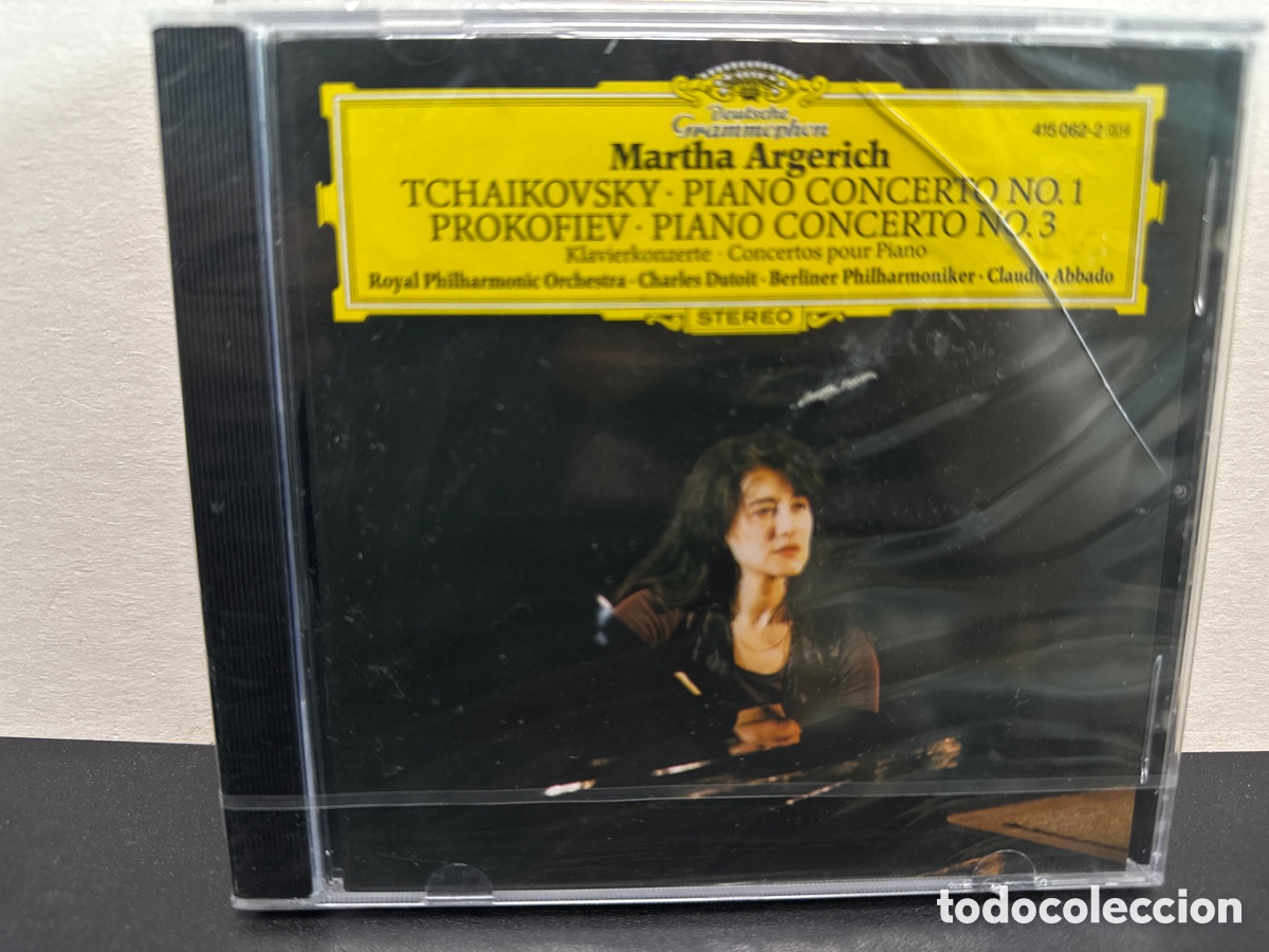 CDs de M&uacute;sica: Tchaikovsky, Prokofiev - Martha Argerich, Claudio Abbado - Piano Concerto No. 1 & 3 (CD) *Precintado