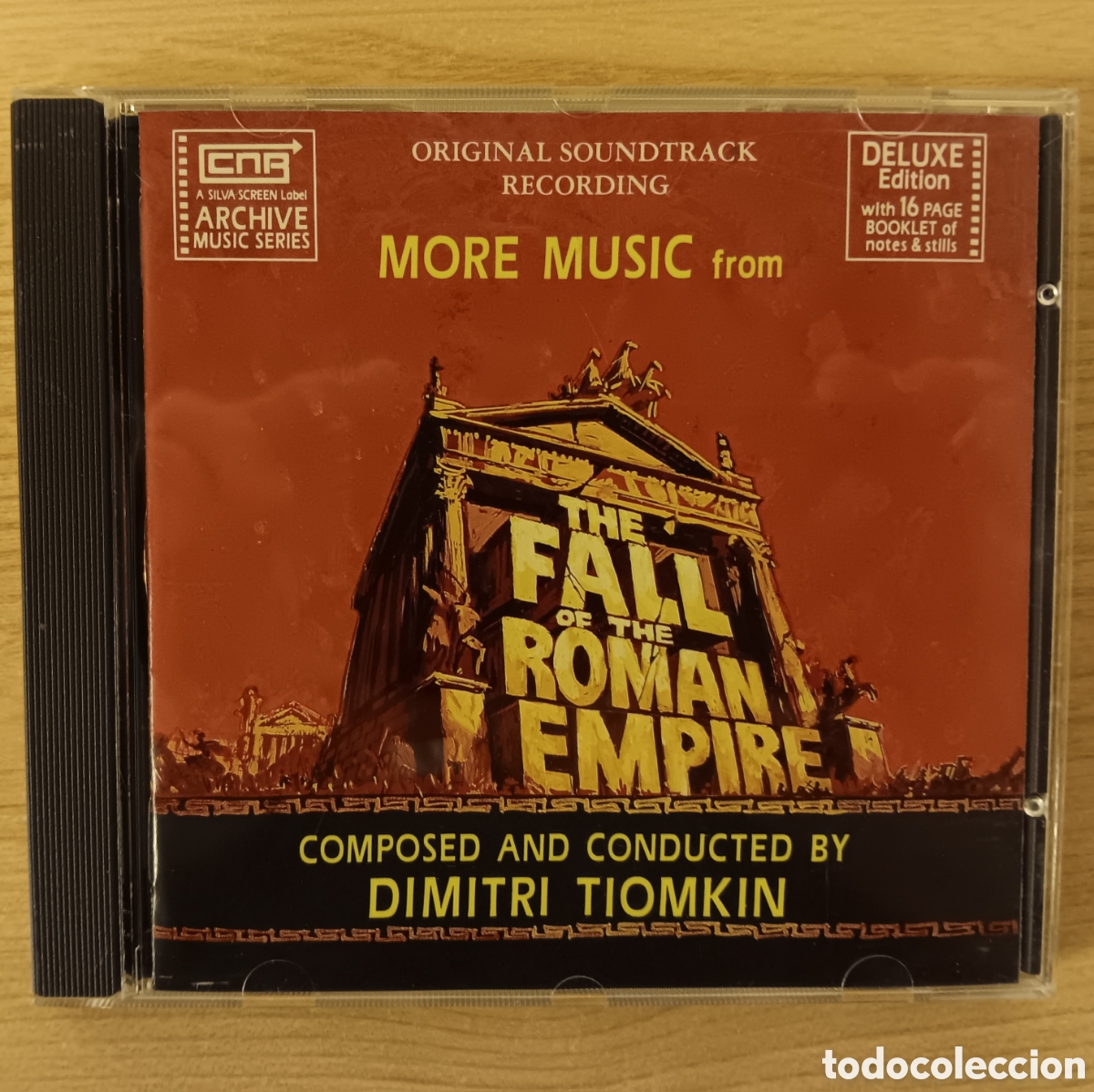 CDs de M&uacute;sica: &rdquo;THE FALL OF THE ROMAN EMPIRE&rdquo; DIMITRI TIOMKIN CLOUD NINE RECORDS 1991 COMO NUEVO