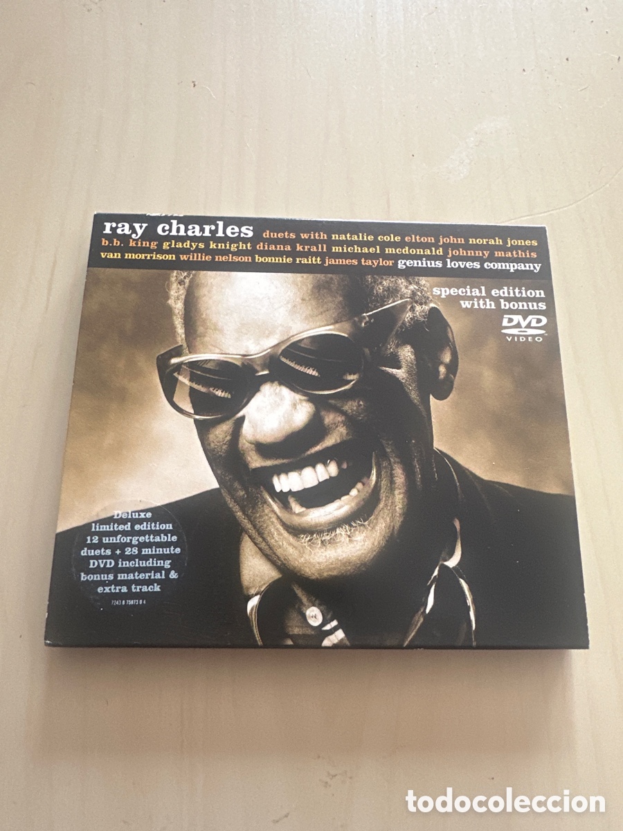 CDs de M&uacute;sica: Acd85 ray charles genius loves company CD segunda mano