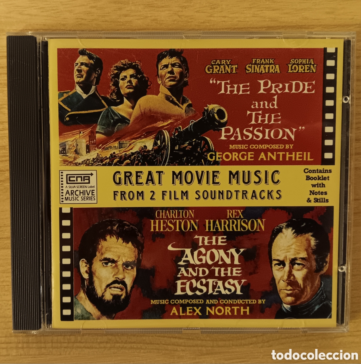 CDs de M&uacute;sica: &rdquo;THE PRIDE AND THE PASSION / THE AGONY AND THE ECSTASY&rdquo; GEORGE ANTHEIL / ALEX NORTH COMO NUEVO