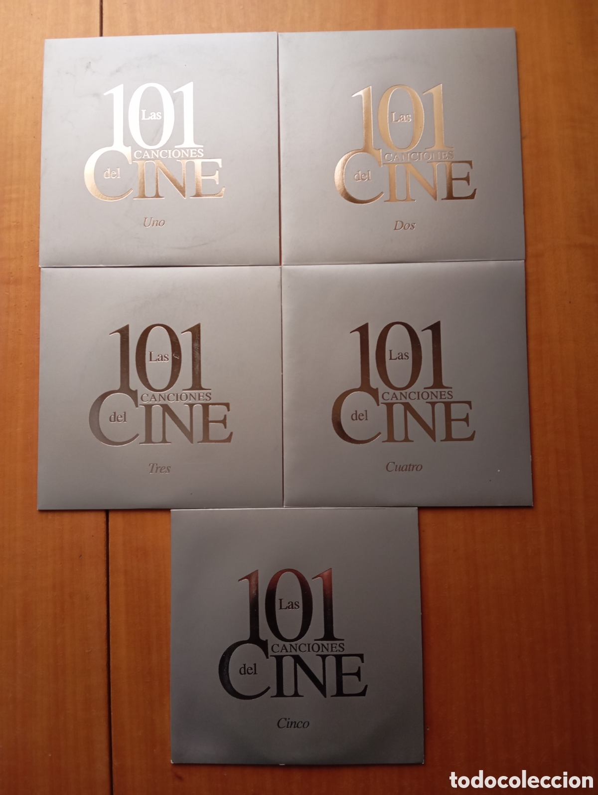 CDs de M&uacute;sica: 101 canciones del cine 5 cds