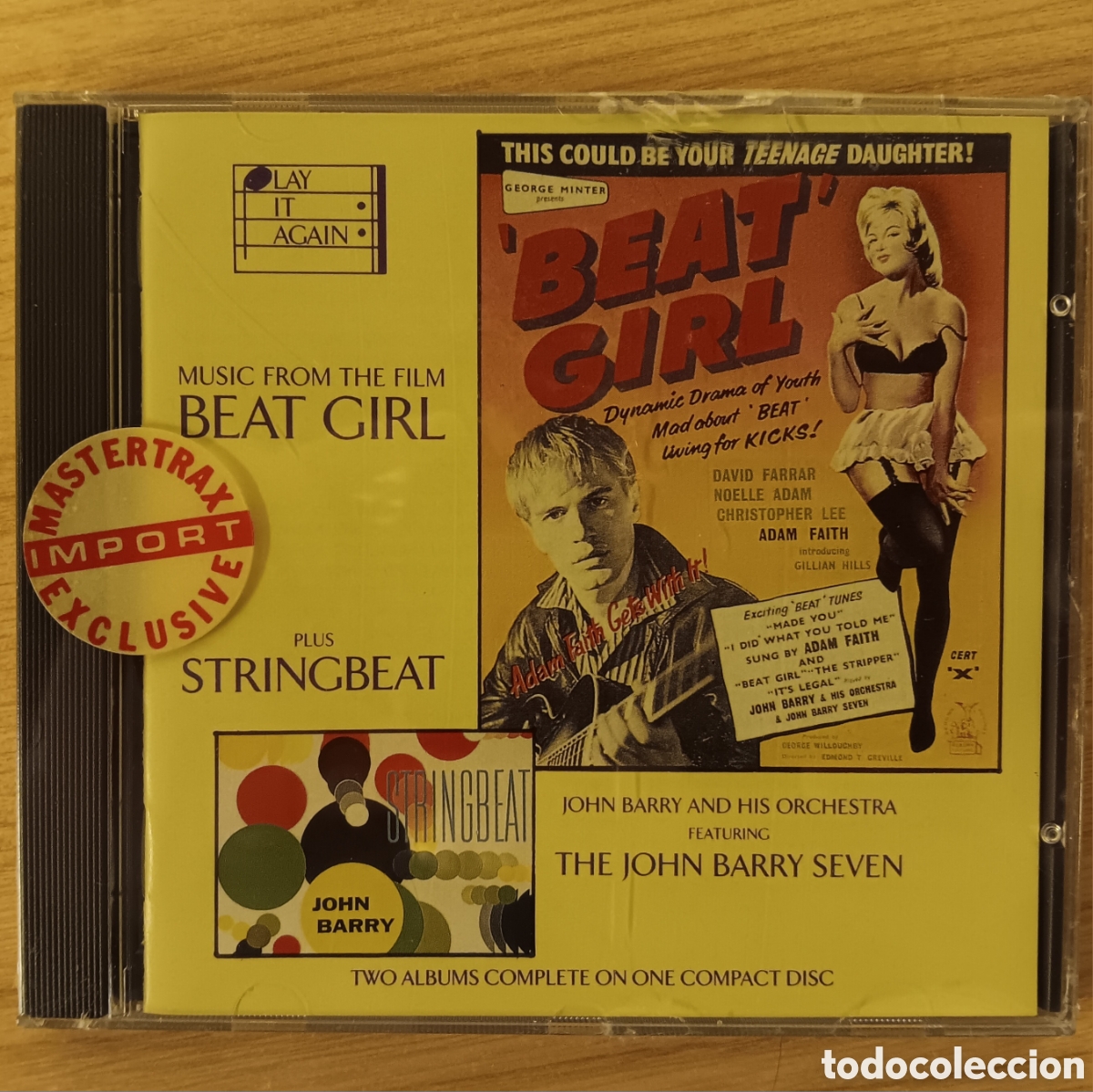 CDs de M&uacute;sica: BEAT GIRL / STRINGBEAT&rdquo; JOHN BARRY AND HIS ORCHESTRA PRECINTADO