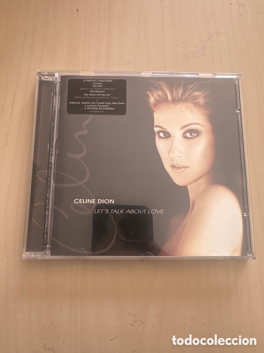 CDs de M&uacute;sica: Acd85 celine dion let&rsquo;s talk about love CD segunda mano