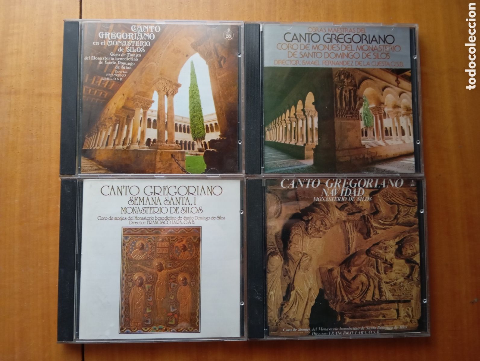 CDs de M&uacute;sica: Canto Gregoriano Lote 4 CDS