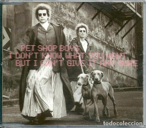 CDs de M&uacute;sica: Pet Shop Boys - I don't know what you... (CD single: 4 temas+video)