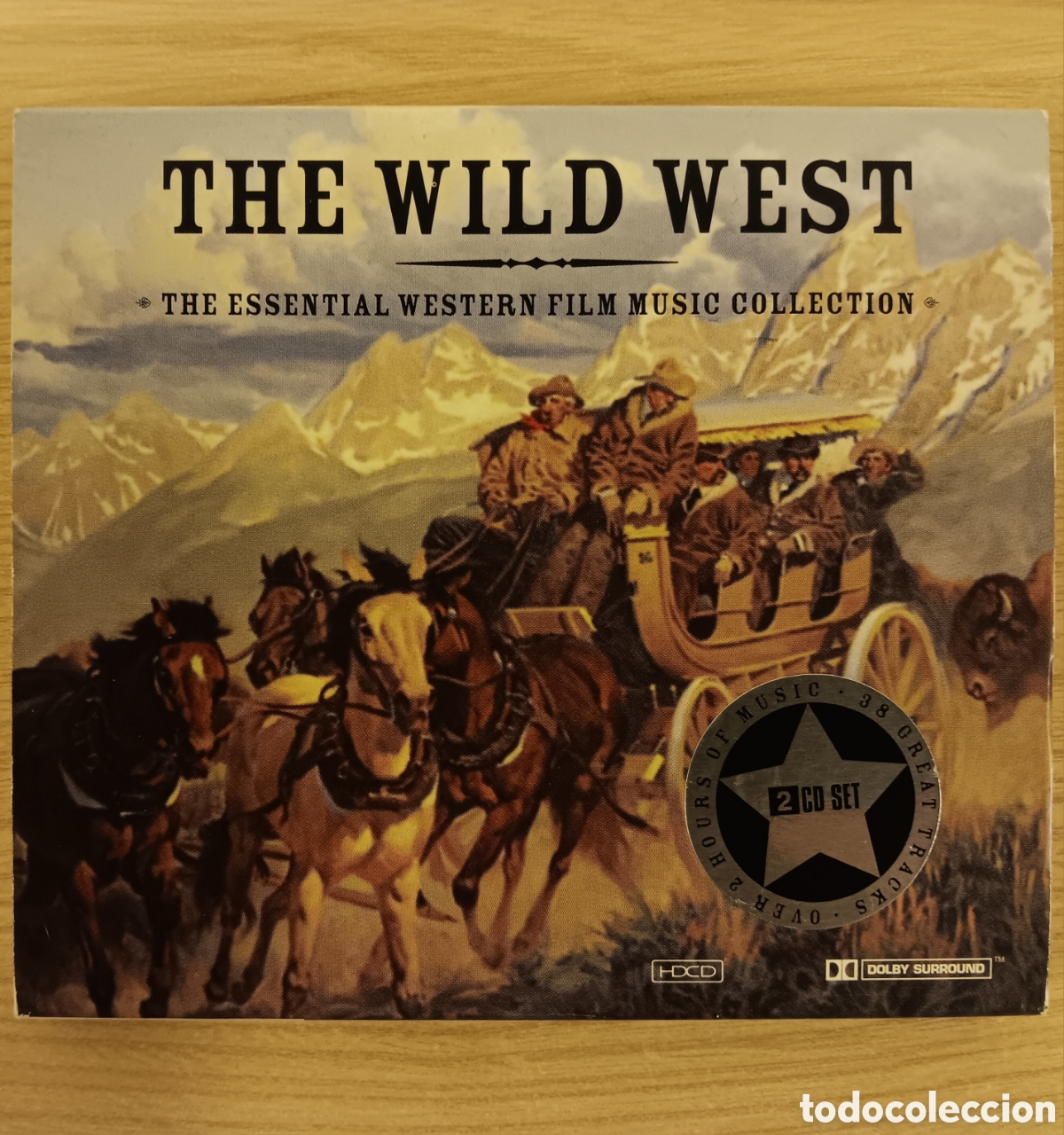 CDs de M&uacute;sica: &rdquo;THE WILD WEST&rdquo; THE ESSENTIAL WESTERN FILM MUSIC COLLECTION 2CD COMO NUEVO