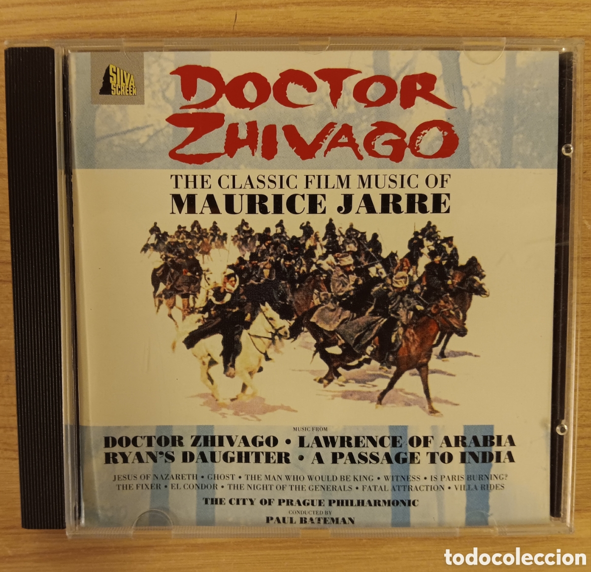 CDs de M&uacute;sica: &rdquo;DOCTOR ZHIVAGO - THE CLASSIC FILM MUSIC OF MAURICE JARRE&rdquo; SILVA SCREEN 1995 COMO NUEVO