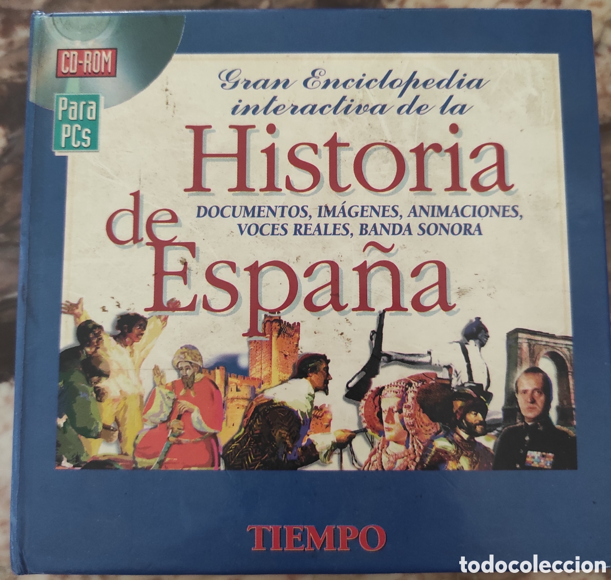 CDs de M&uacute;sica: Gran enciclopedia interactiva de la historia de Espa&ntilde;a.