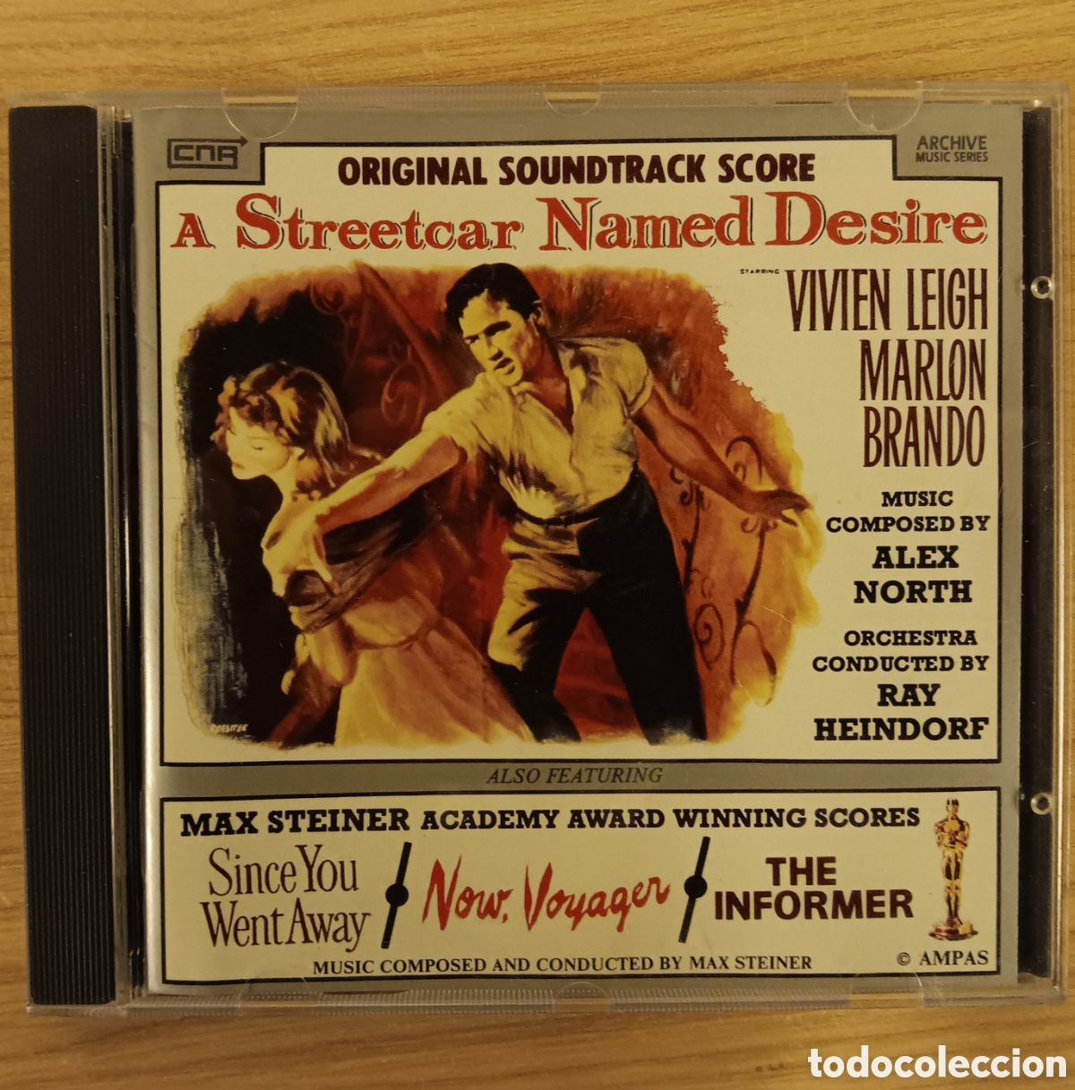 CDs de M&uacute;sica: &rdquo;A STREETCAR NAMED DESIRE&rdquo; ALEX NORTH & THREE MAX STEINER SCORES VER INFO COMO NUEVO