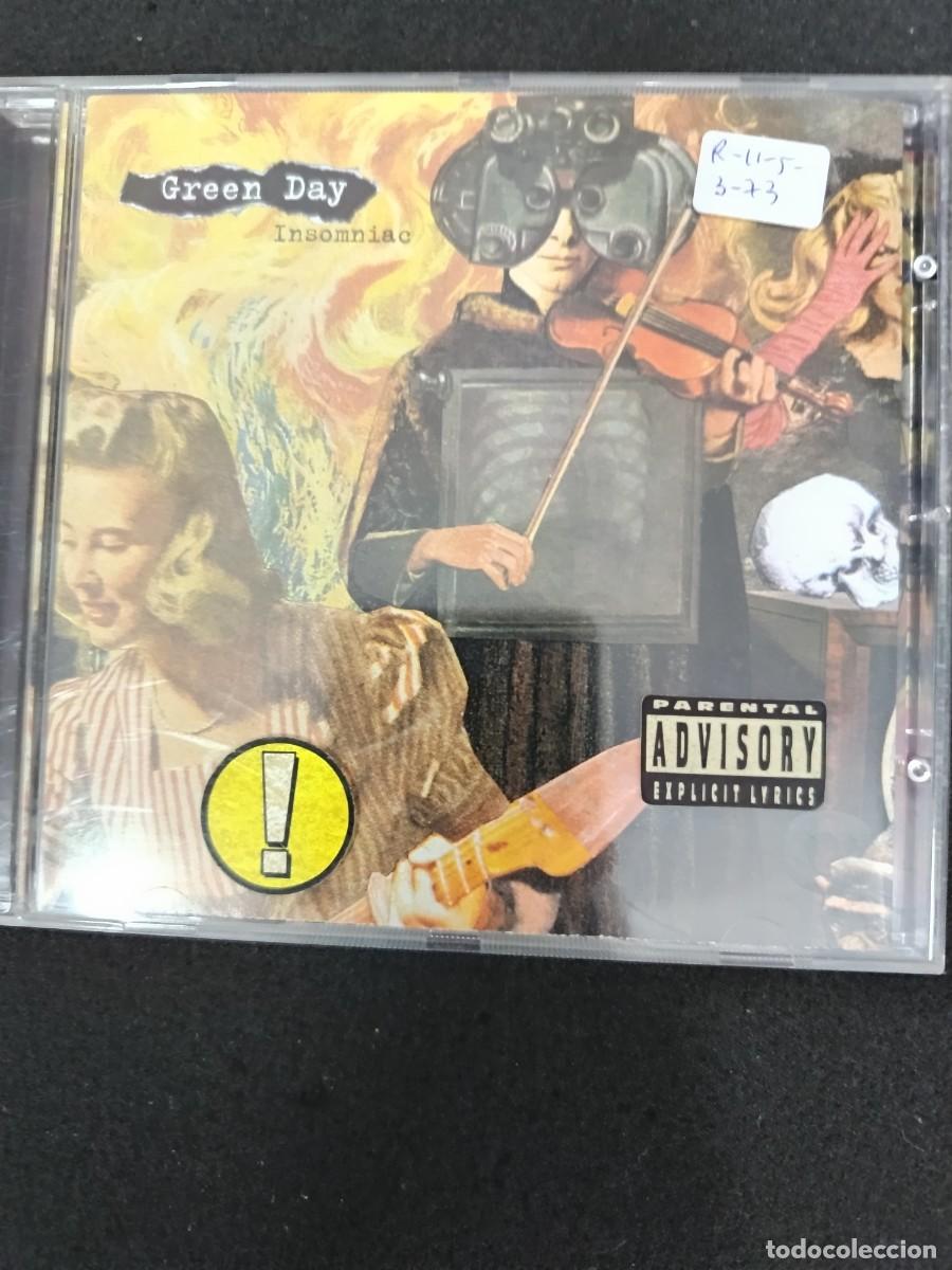 CDs de m&uacute;sica: GREEN DAY. INSOMNIAC - Foto 1