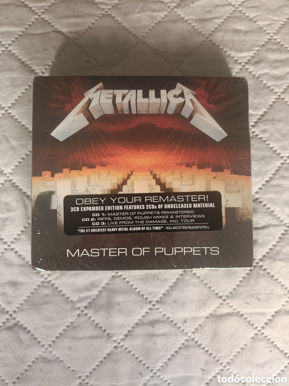 CDs de M&uacute;sica: Metallica - m&aacute;ster of puppets Deluxe 3 cd