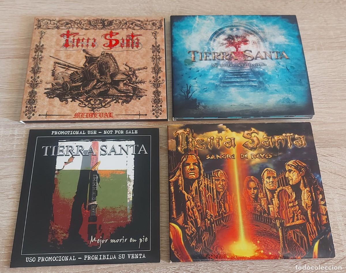 CDs de M&uacute;sica: Lote 4 CD TIERRA SANTA SANGRE DE REYES MI NOMBRE SER&Aacute; LEYENDA MEDIEVAL MEJOR MORIR EN PIE PROMO