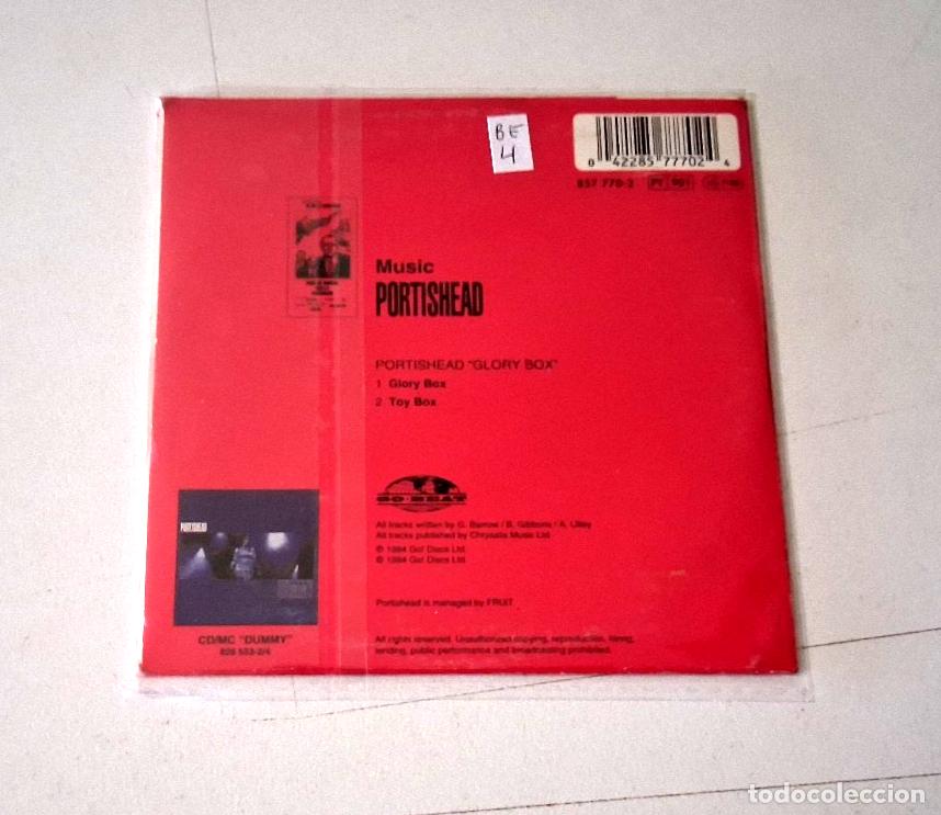 CDs de m&uacute;sica: PORTISHEAD &rdquo;GLORY BOX&rdquo; CD SINGLE 2 TRACKS CARDBOARD - Foto 2