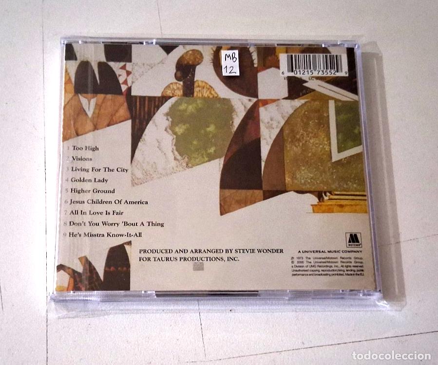 CDs de m&uacute;sica: STEVIE WONDER &rdquo;INTERVISIONS&rdquo; CD 9 TRACKS - Foto 2