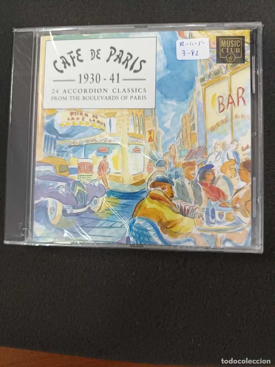 CDs de M&uacute;sica: CAF&Eacute; DE PAR&Iacute;S. 1930-41. 24 ACCORDION CLASSICS FROM THE BOULEVARDS OF PARIS