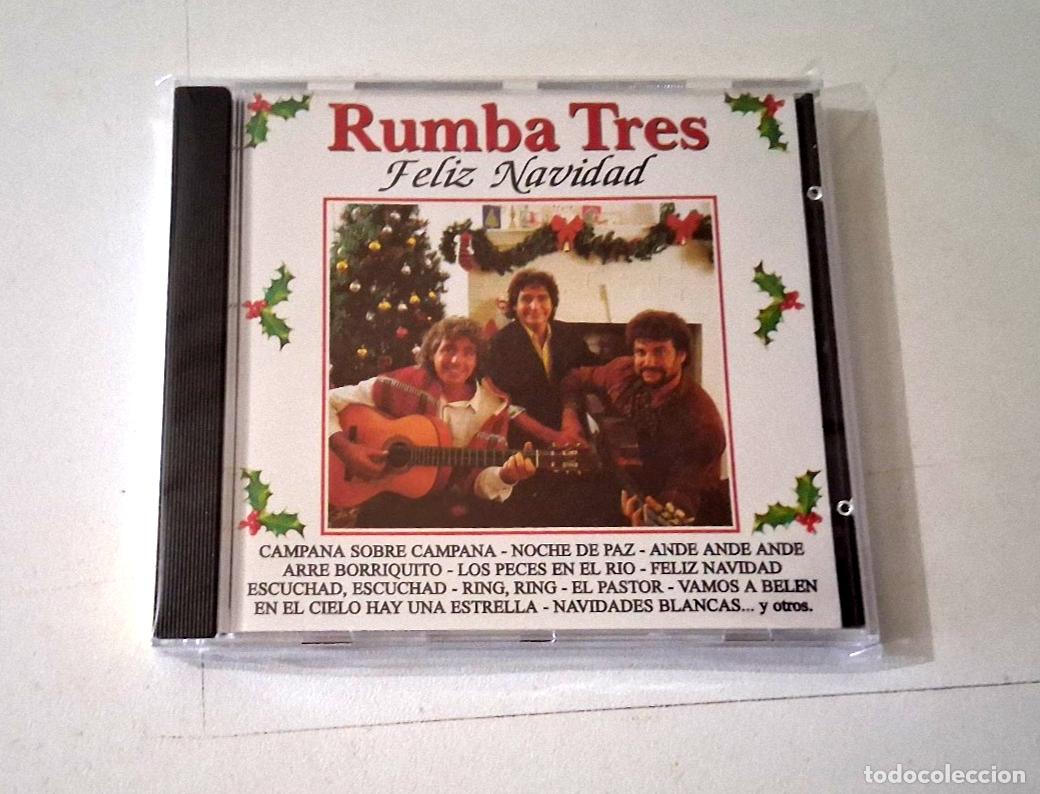 CDs de M&uacute;sica: RUMBA TRES &rdquo;FELIZ NAVIDAD&rdquo; CD 7 TRACKS COMO NUEVO