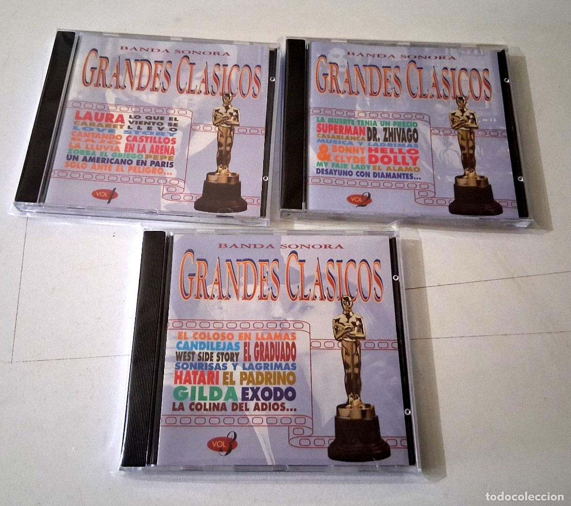 CDs de M&uacute;sica: CD &rdquo;BANDA SONORA GRANDES CLASICOS&rdquo; 3CD 50 TRACKS BSO OST SUPERMAN LA MUERTE TENI