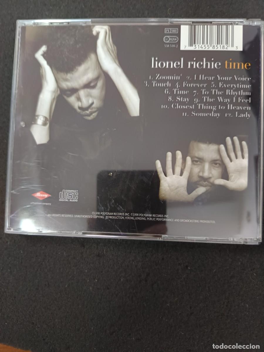 CDs de m&uacute;sica: LIONEL RICHIE TIME (MERCURY) - Foto 2