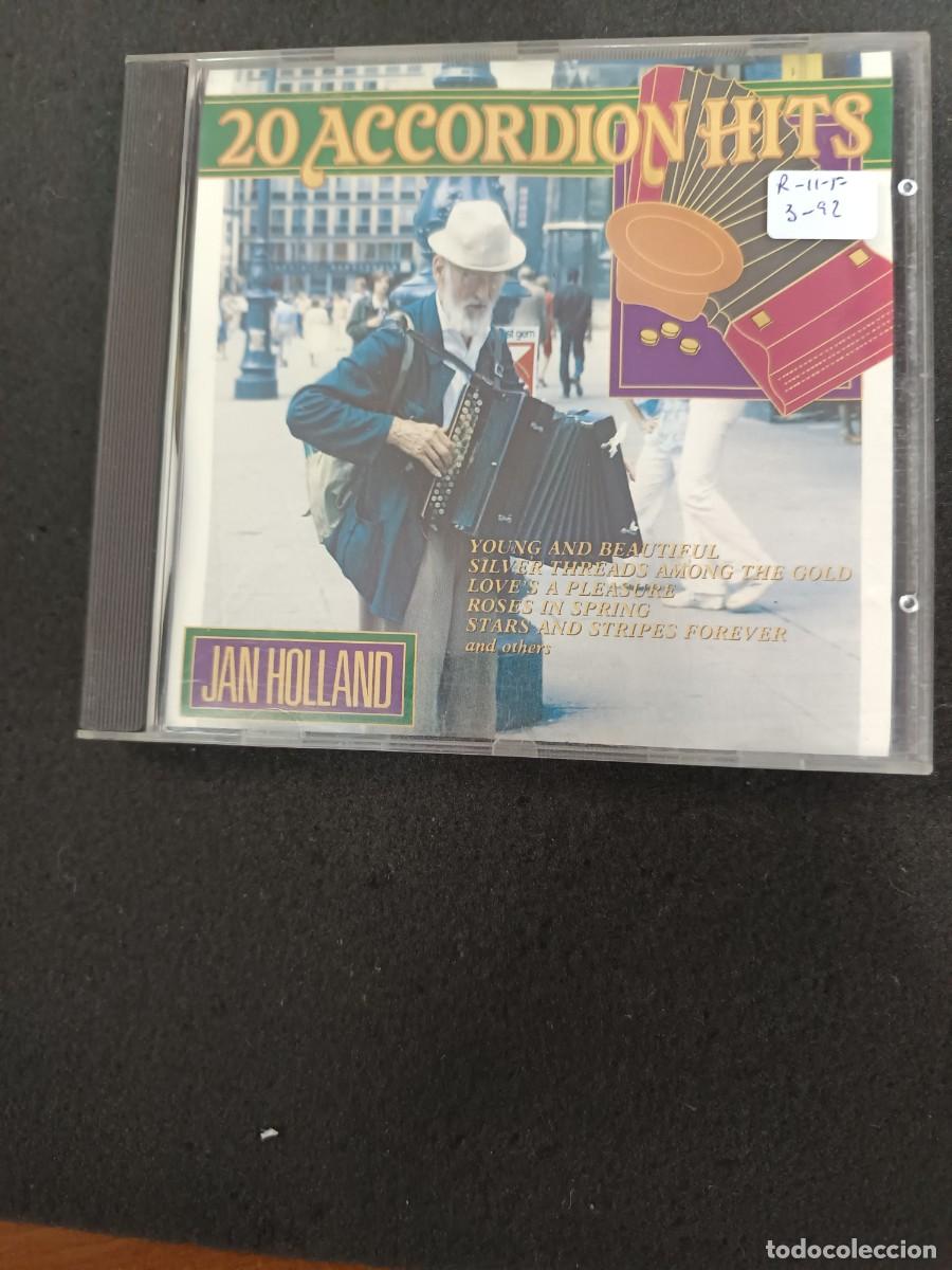 CDs de M&uacute;sica: JAN HOLLAND. 20 ACCORDIONS HITS