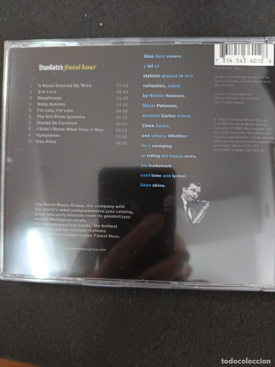 CDs de m&uacute;sica: STAN GETZS FINEST HOUR - Foto 2