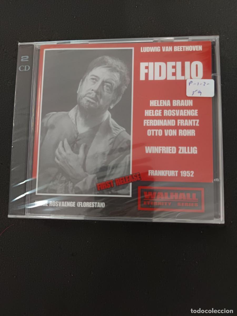 CDs de M&uacute;sica: 2 CD. BEETHOVEN. FIDELIO. DIR.: WINFRIED ZILLIG. FRANKFURT 1952