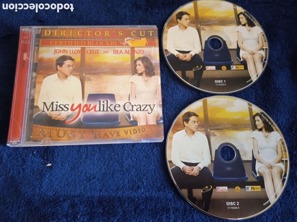 Music CDs: CD VIDEO -MISS YOU LIKE CRAZY &ndash; John Lloyd Cruz & Bea Alonzo &ndash; Filipino 2x VCD Video