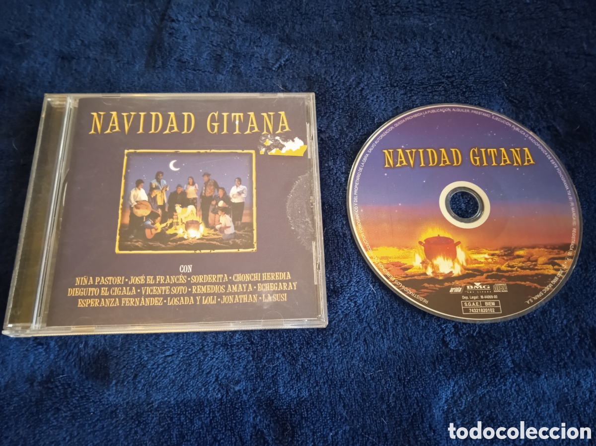 CDs de M&uacute;sica: CD - NAVIDAD GITANA -NI&Ntilde;A PASTORI, EL FRANCES, SORDERITA, REMEDIOS AMAYA, VICENTE SOTO